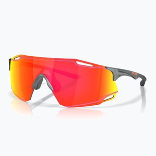 Ochelari de soare Oakley Cybr Dyno matte crystal black/prizm ruby with pink ink
