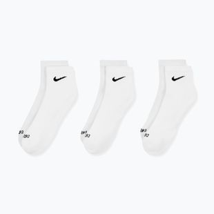 Șosete Nike Everyday Plus Cushioned Ankle 3 perechi white/black