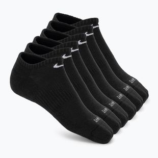 Șosete pentru bărbați Nike Everyday Plus Cushioned No Show 6 perechi black/white