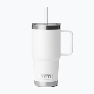 Cană termică YETI Rambler Straw 739 ml white