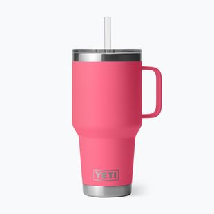Cană termică YETI Rambler Straw 1000 ml tropical pink