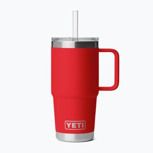 Cană termică YETI Rambler Straw 739 ml rescue red