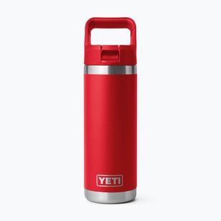 Sticlă termică YETI Rambler C Straw 532 ml rescue red