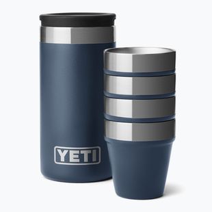 Pahare de camping YETI Shot 48 ml 4 pcs. navy