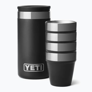 Pahare de camping YETI Shot 48 ml 4 pcs. black
