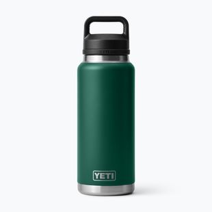 Sticlă termică YETI Rambler Chug 1064 ml black forest green