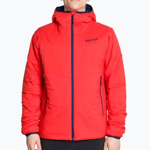 Geacă hibrid pentru bărbat Marmot Novus 2.0 Hoody roșie 11380-6702