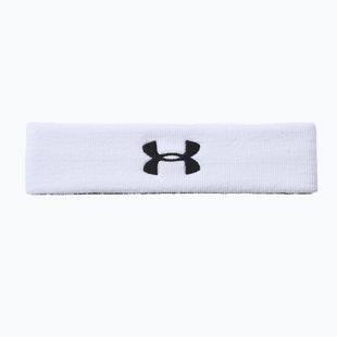 Bentiță pentru bărbați Under Armour Performance Headband 100 alb-neagră 1276990