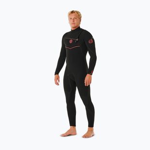 Costum de înot pentru bărbați Rip Curl F-Bomb Fusion 3/2 mm Chest Zip black