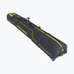Husă de schiuri Fischer Skicase Alpine Race 2 Pair-195 black/yellow