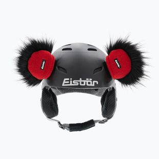 Urechi pentru cască Eisbar Teddy Ears black/red