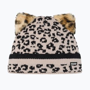 Căciulă de iarnă pentru copii Eisbar Stephie beige/leopard print