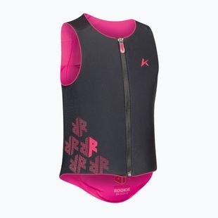 Vestă de protecție pentru copii Komperdell Ballistic Flex Fit Pro Jr black/pink