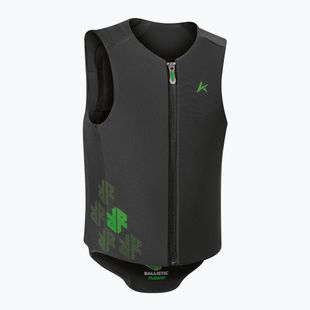 Vestă de protecție pentru copii Komperdell Ballistic Flex Fit Pro Jr black/lime