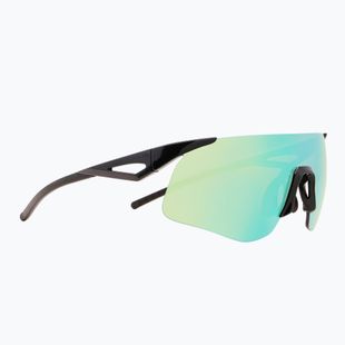 Ochelari de soare Red Bull SPECT Mark black/smoke with green blue mirror