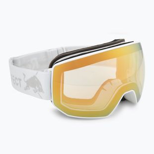 Ochelari de schi Red Bull Spect Fink Photo matt white/brown with gold chrome x