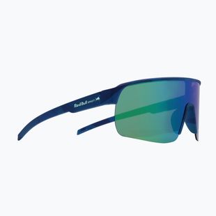 Ochelari de soare Red Bull SPECT Dakota matt blue/smoke with green-purple mirror