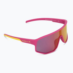 Ochelari de soare Red Bull SPECT Dash neon pink/smoke with pink-yellow mirror