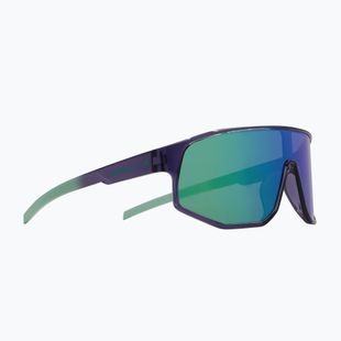 Ochelari de soare Red Bull SPECT Dash dark purple/smoke with green-purple mirror