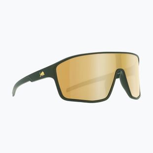 Ochelari de soare Red Bull SPECT Daft matt metallic olive/ brown with gold mirror