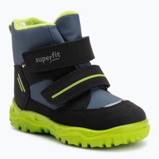 Încălțăminte pentru copii  Superfit Husky 1 black/light green