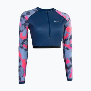 Longsleeve de înot pentru femei Shorty UV granatowy