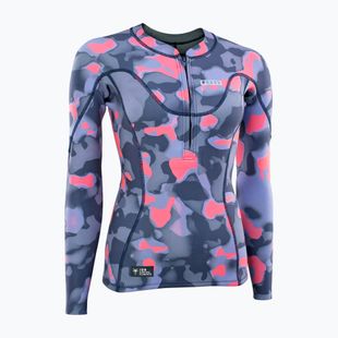 Longsleeve de neopren pentru femei ION Neo Zip Top 1.5 capsule pink