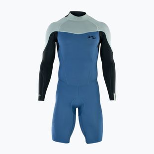 Costum de înot pentru bărbați ION Element 2/2 Shorty Back Zip cascade blue