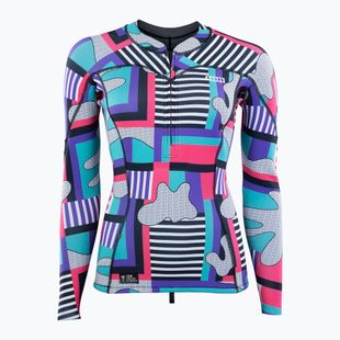 Longsleeve de înot pentru femei ION Neo Zip Top 1.5 capsule statement