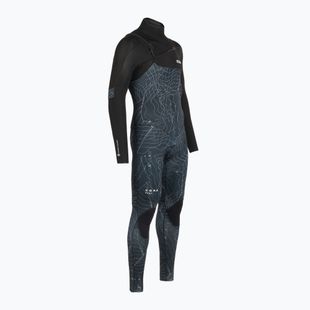Spumă de înot pentru bărbați ION Seek Core 3/2 mm Front Zip distorted black