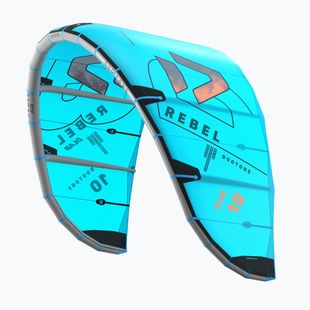 Zmeu de kitesurfing Duotone Rebel D/LAB Turquoise/Grey