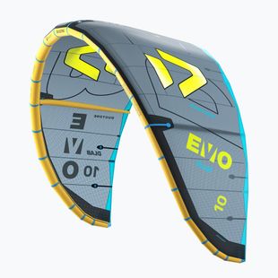Zmeu de kitesurfing Duotone Evo D/LAB dark grey/lime