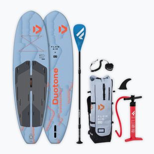 Set placă SUP gonflabilă DUOTONE iSUP Flow Air SLS 10'4 2026 cyan blue