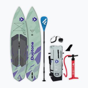 Set placă SUP gonflabilă DUOTONE iSUP Package Blitz Air SLS pale green