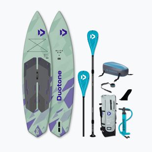 Set placă SUP gonflabilă Duotone iSUP Package Premium Blitz Air SLS pale green