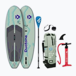 Set placă SUP gonflabilă pentru copii DUOTONE iSUP Now Air SLS 7'10 2026 pale green