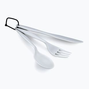 Set de tacâmuri GSI Outdoors Tekk Cutlery Set eggshell