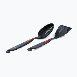 Set turistic Gsi Outdoors Pack Spoon/Spatula black/orange
