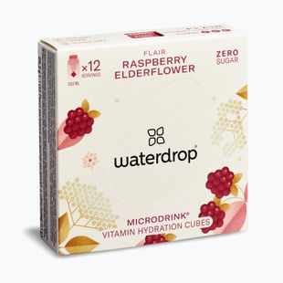 Băutură izotonică waterdrop Microdrink Flair 12 kostek raspberry/ elderflower