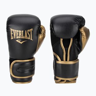 Mănuși de box Everlast Powerlock 2 black/gold