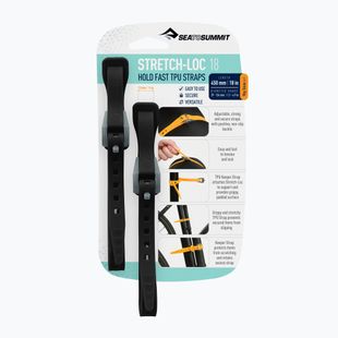 Curele de prindere Sea To Summit Stretch Loc black