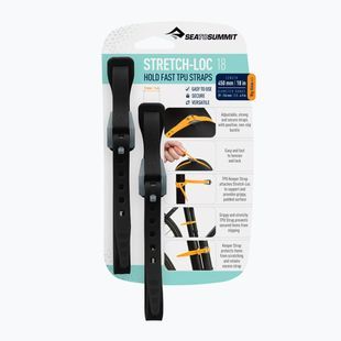 Benzi de fixare Sea to Summit Stretch Loc 18 black