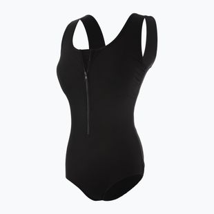 Costum de înot dintr-o piesă pentru femei Funkita Zip Front One Piece still black