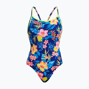 Costum de baie o piesă Funkita Diamond Back One Piece pentru femei, în floare