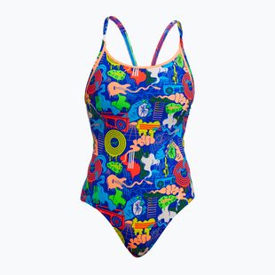 Costum de înot dintr-o piesă pentru femei  Funkita Diamond Back One Piece blues baby