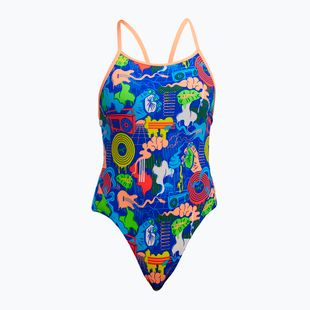Costum de înot dintr-o piesă pentru copii Funkita Diamond Back One Piece blues baby