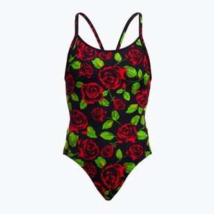Costum de înot dintr-o piesă pentru femei  Funkita Diamond Back One Piece black rose