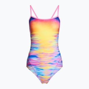 Costum de baie dintr-o piesă pentru femei Funkita Single Strap One Piece darkinjung sunset
