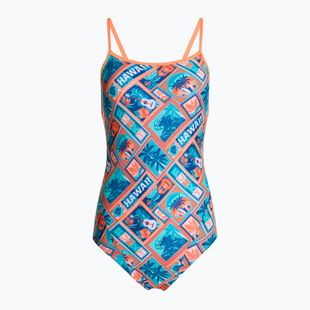 Costum de baie dintr-o piesă pentru femei Funkita Single Strap One Piece tiki tango