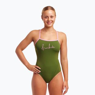 Costum de baie dintr-un element pentru femei Funkita Single Strap One Piece glamo camo